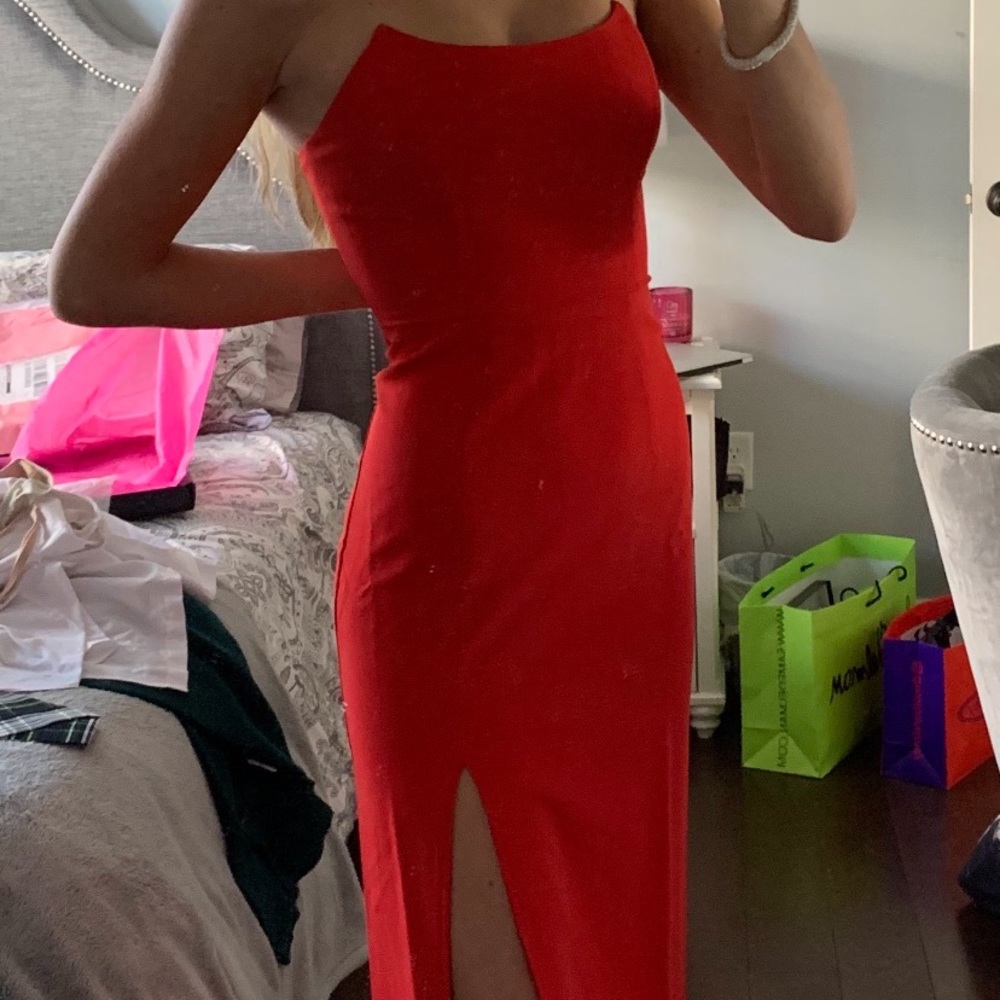 Abyss by Abby - Sofia Dress in Red